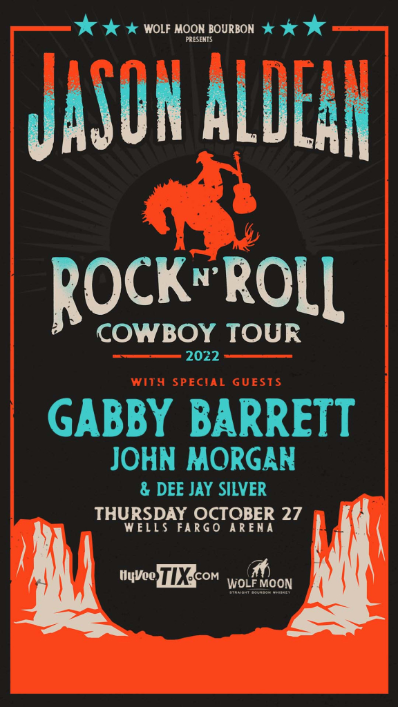 Jason Aldean Rock N Roll Cowboy Tour! 92.5 KJJYFM